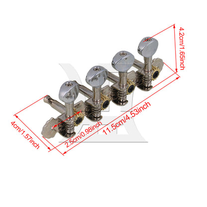 BQLZR 1pc Mandolin 4 String Tuning Peg Small Metal Head Right for Mandolin Guitar Tuning
