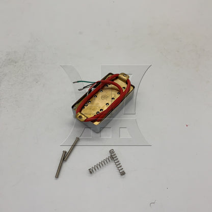 BQLZR 1pc Electric Guitar Bridge Pickup Silver Enclosed Metal Pickup Guitar Modification Refurbished Pickup