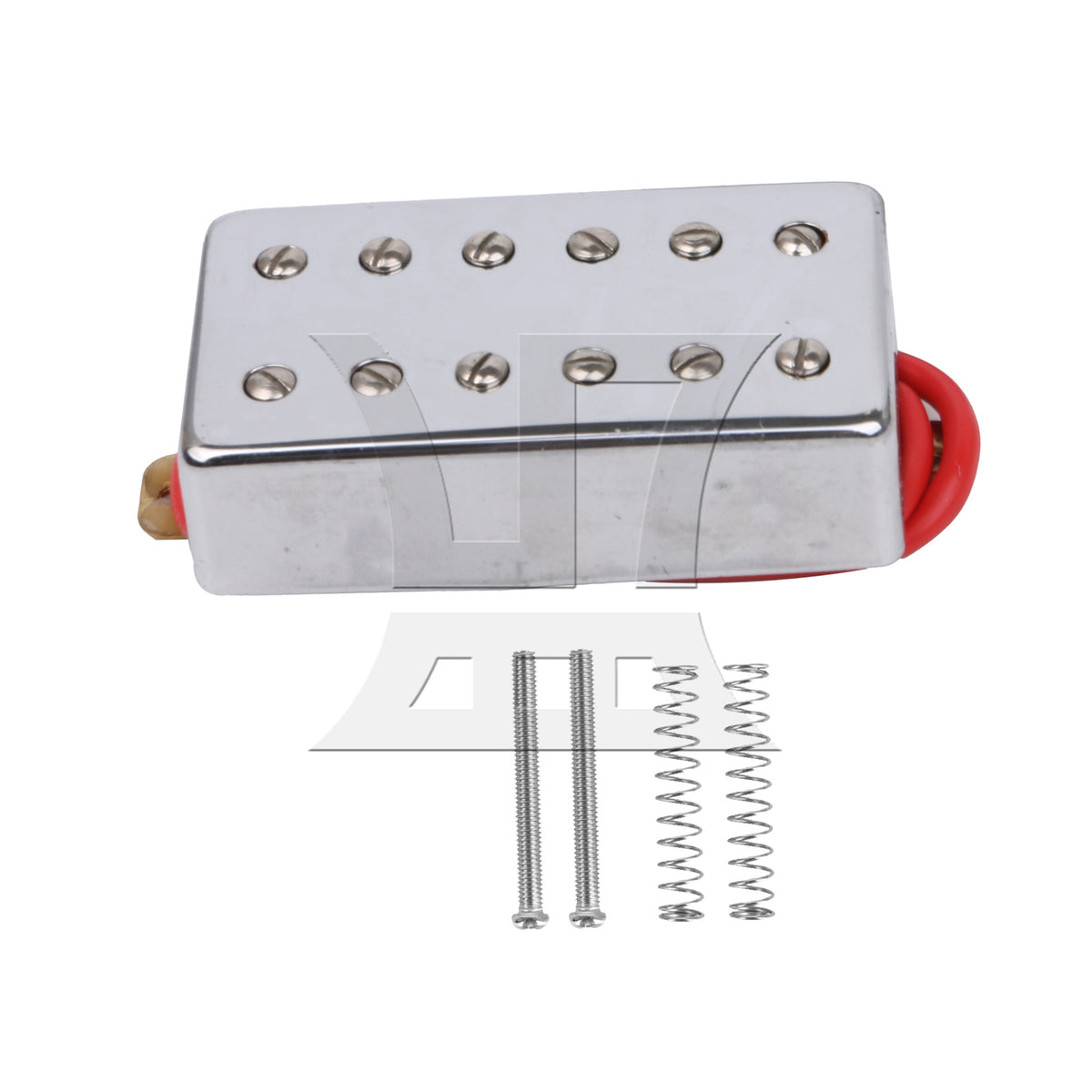 BQLZR 1pc Electric Guitar Bridge Pickup Silver Enclosed Metal Pickup Guitar Modification Refurbished Pickup