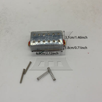 BQLZR 1pc Electric Guitar Bridge Pickup Silver Enclosed Metal Pickup Guitar Modification Refurbished Pickup