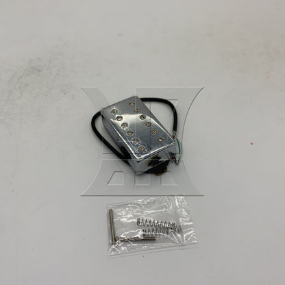BQLZR 1pc Electric Guitar Neck Pickup Silver Enclosed Metal Pickup Guitar Modification Refurbished Pickup