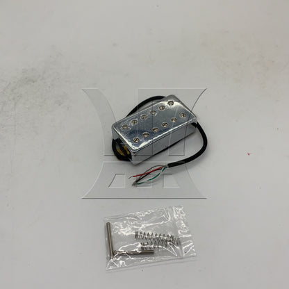 BQLZR 1pc Electric Guitar Neck Pickup Silver Enclosed Metal Pickup Guitar Modification Refurbished Pickup