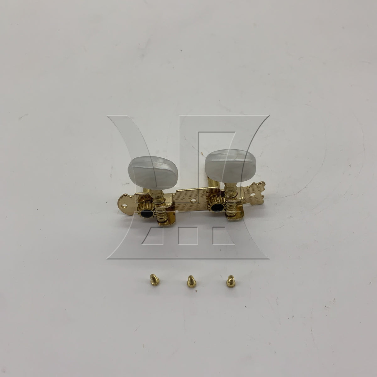 BQLZR 1pc Ukulele Tuning Peg Square Gold Left Ukulele Repair Metal Knob