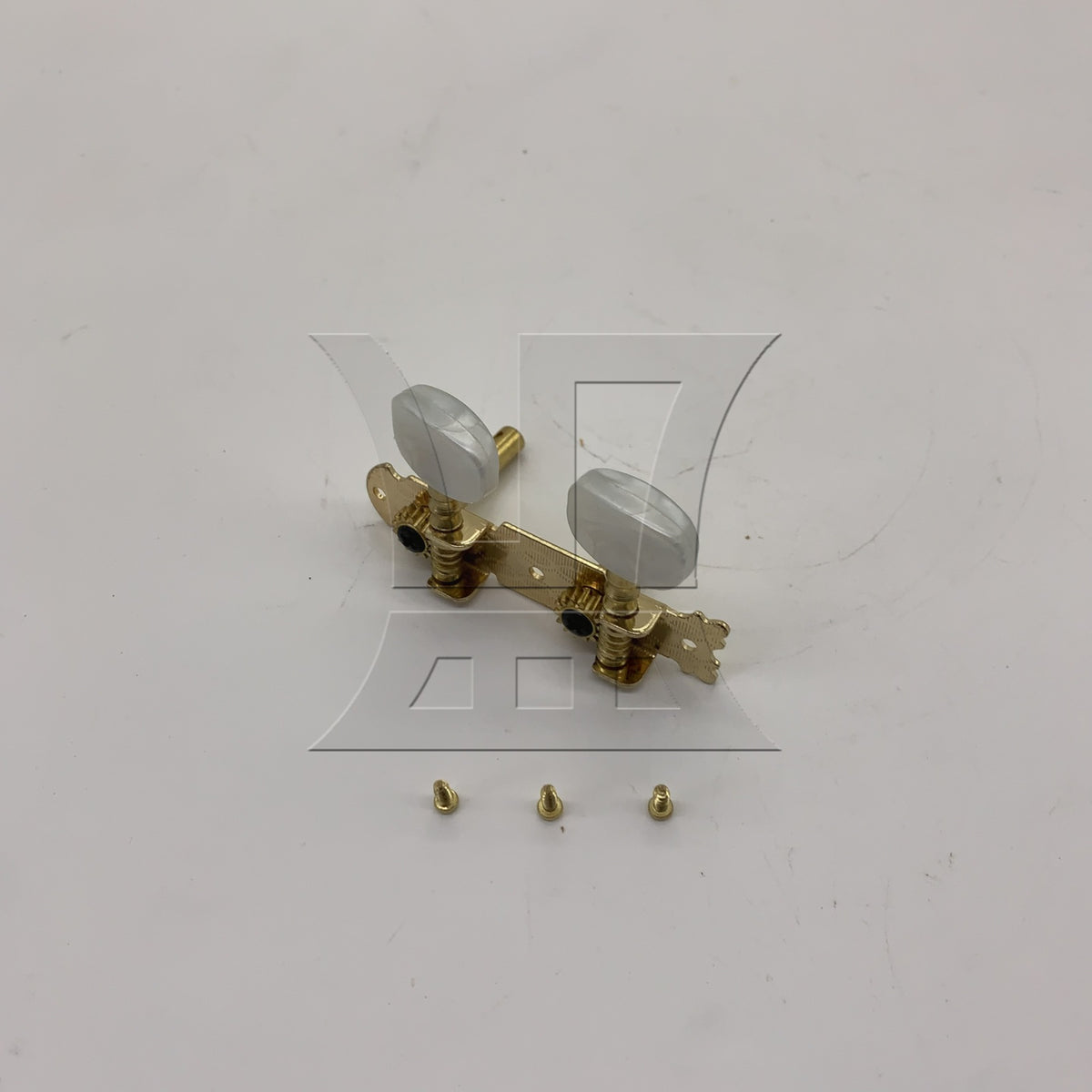 BQLZR 1pc Ukulele Tuning Peg Square Gold Left Ukulele Repair Metal Knob