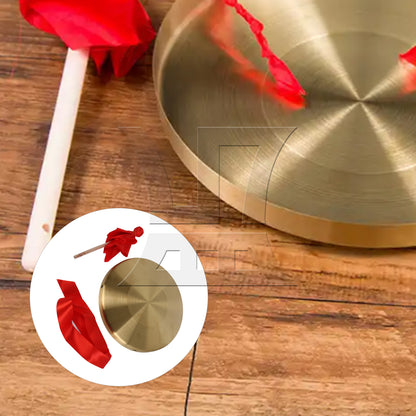 BQLZR 1 Set Chinese Gong with Beater 22cm Diameter for Store Opening Celebration