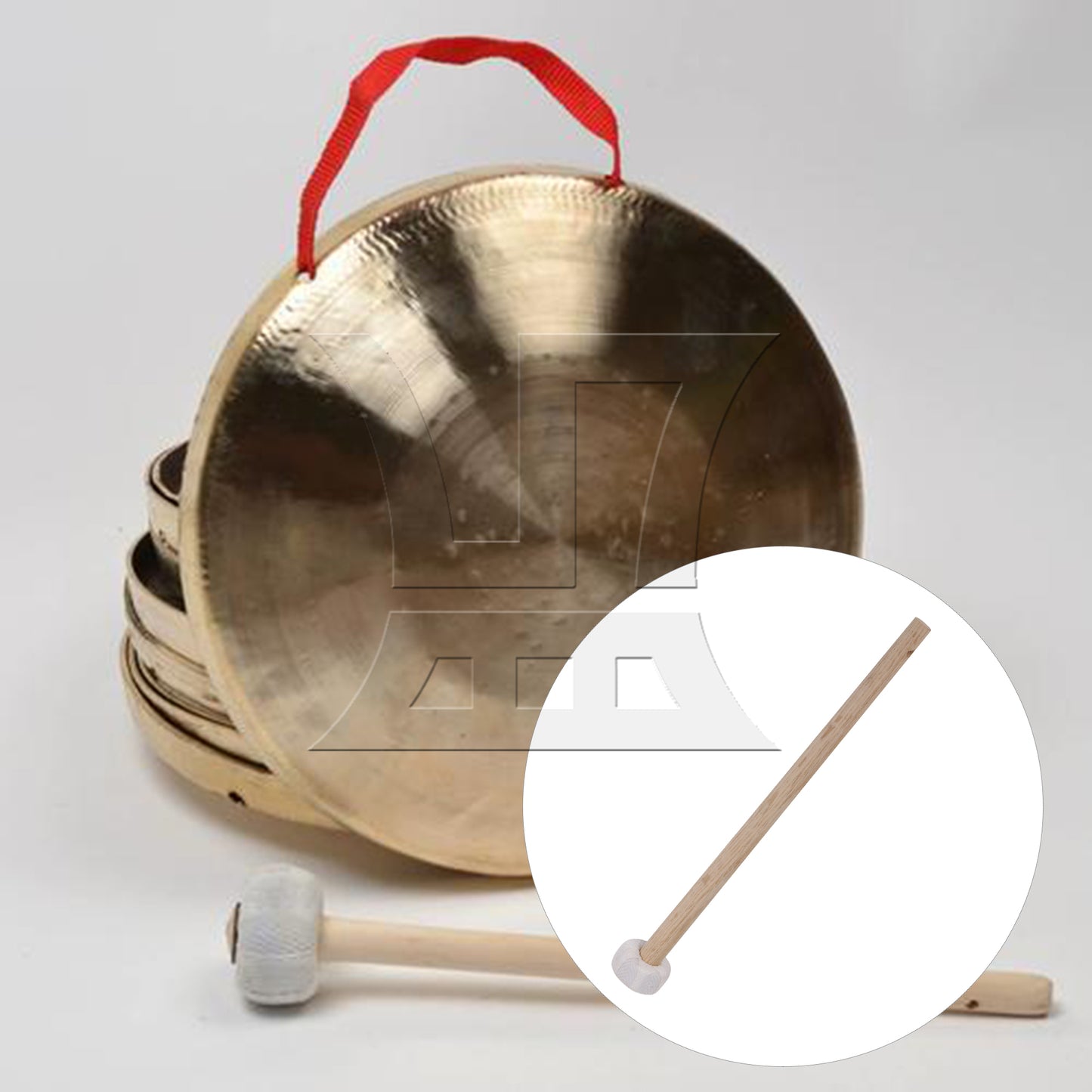 BQLZR 1PC Small Timpani Mallets Drum Percussion 24cm Length White with Comfortable Grip