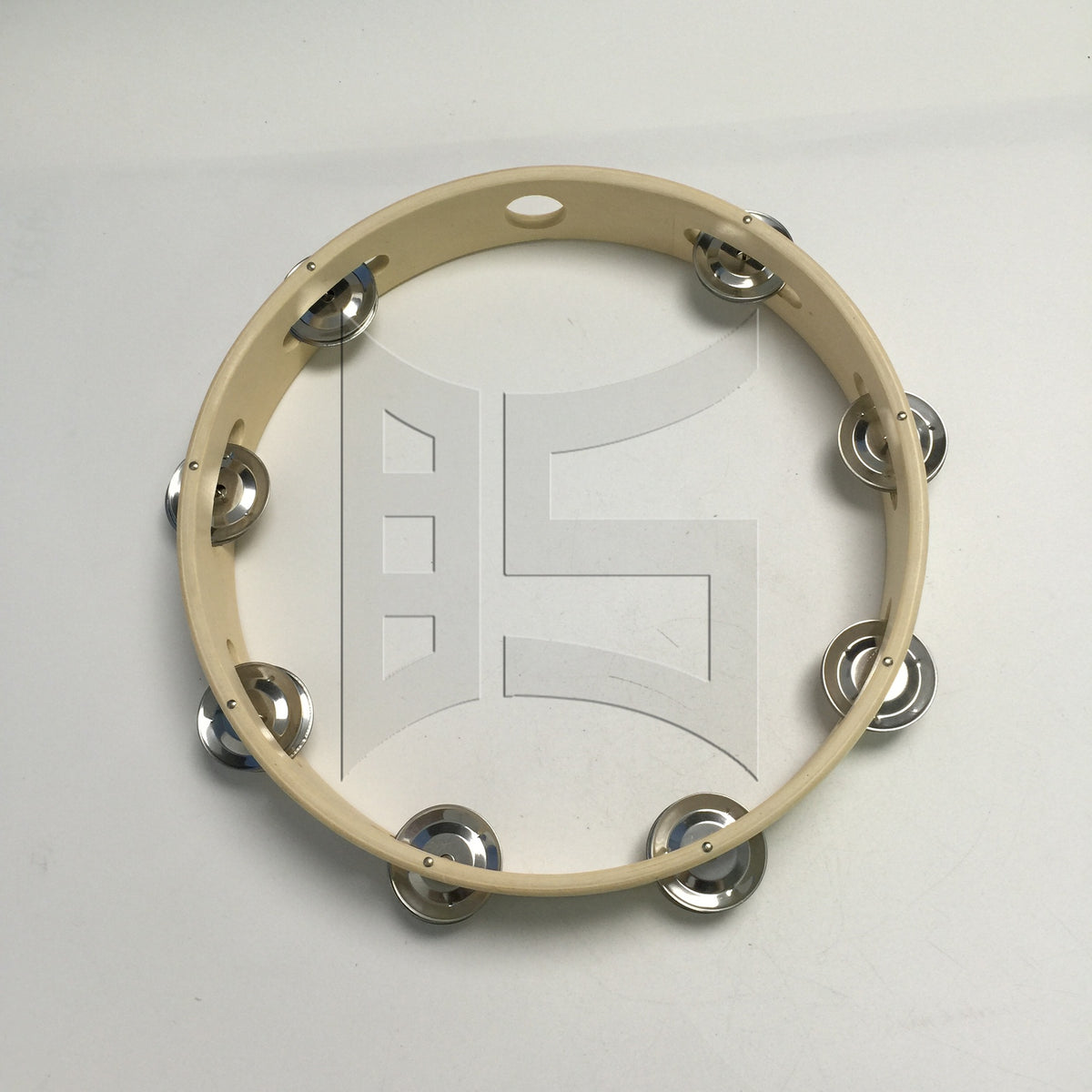 BQLZR 1pc Tambourine 10 Inches Ktv Rattle Show Accompaniment Hand Bell Ring