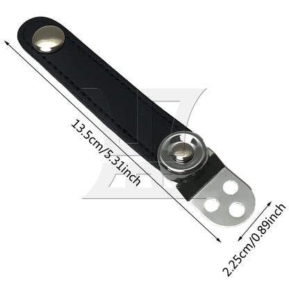 BQLZR 1pc Accordion Bellows Buckle Strap 8.4cm with 2 Buckles for Fixing the Piano Case Strap