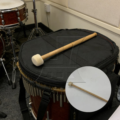 BQLZR 1pc Drum Mallet 14inch Wool Felt Drum Stick for Marching Drum