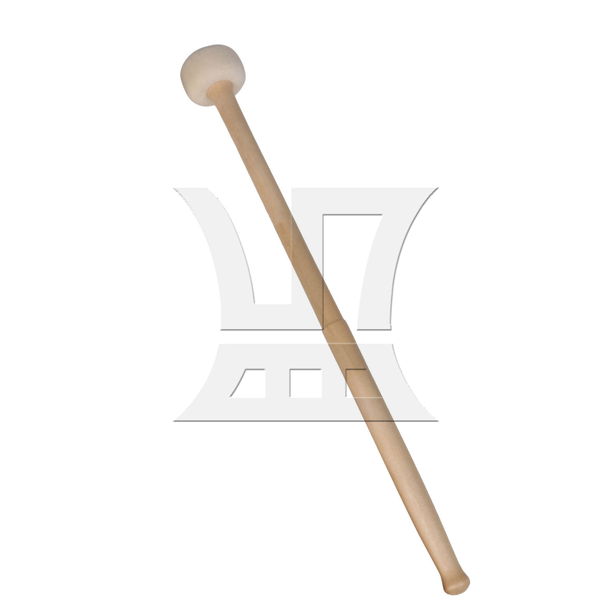 BQLZR 1pc Drum Mallet 14inch Wool Felt Drum Stick for Marching Drum