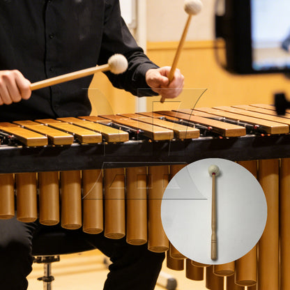 BQLZR 1pc Drum Mallet 12 Inches for Marching Band Drumsticks Orchestra Drumsticks