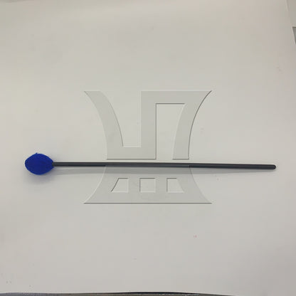 BQLZR 1pc Soft Kalimba Mallet 33mm Hairline Head Blue 16inch for Playing Marimba