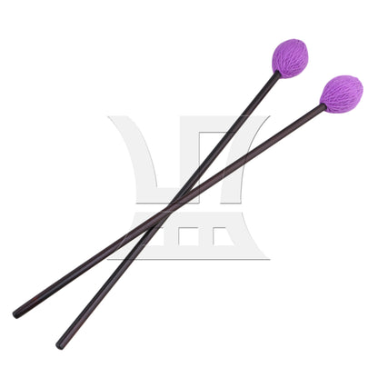 BQLZR 1pc Marimba Mallet 40mm Purple 16 Inches Marimba Hammer Wooden Hammer