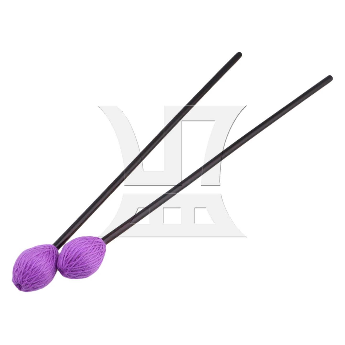 BQLZR 1pc Marimba Mallet 40mm Purple 16 Inches Marimba Hammer Wooden Hammer