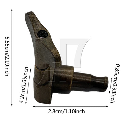 BQLZR 1pc Guitar Bass Tuner Peg Retro Color Left for Bass Tuner Replacement