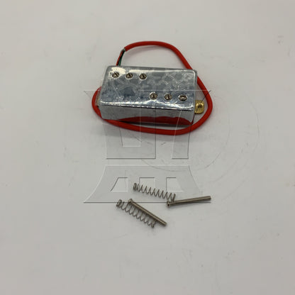 BQLZR 1pc Guitar Bridge Pickup Silver Frameless Electric Guitar Dual Coil Pickup Electric Guitar Accessories
