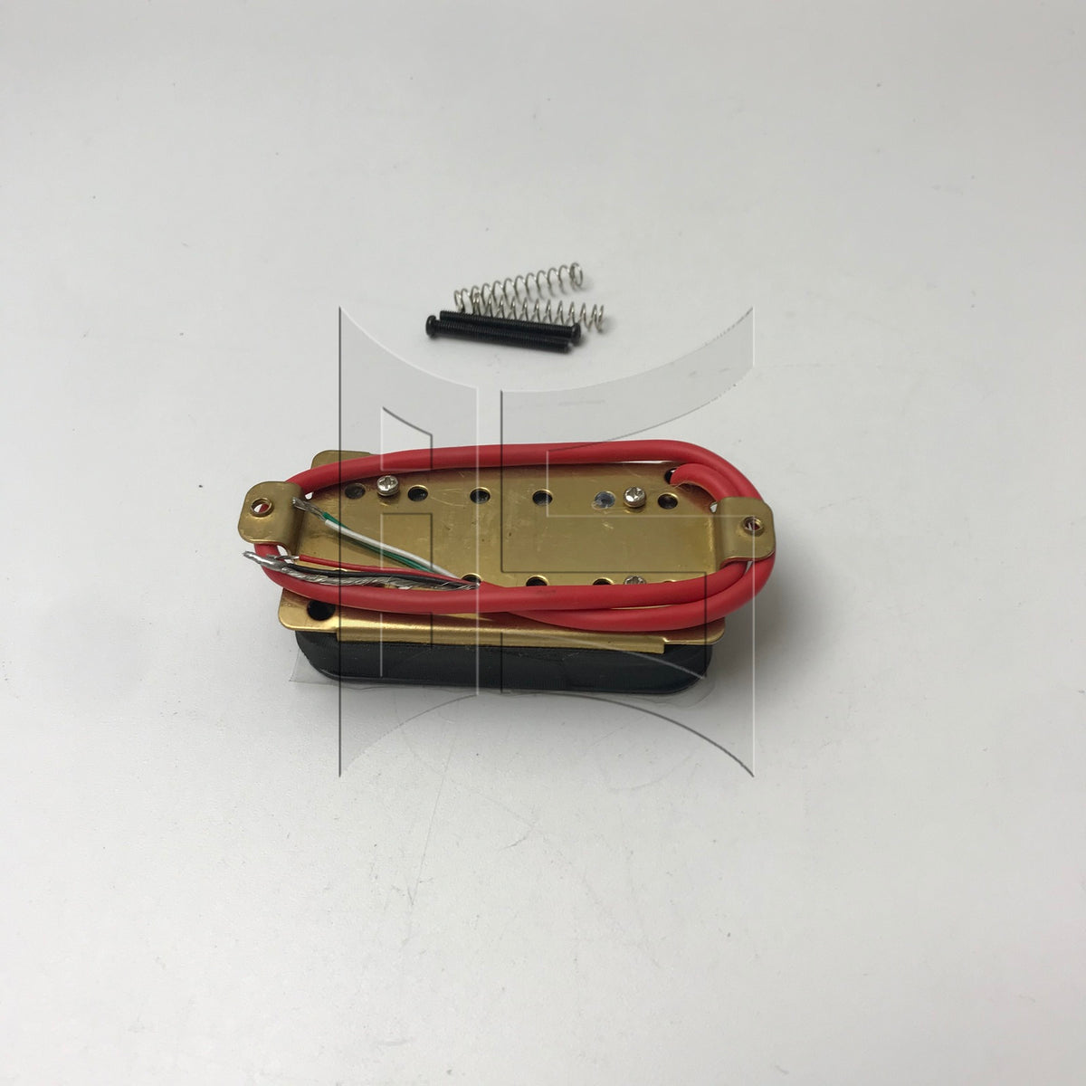 BQLZR 1pc Electric Guitar Double Coil Board Pickup Black Red Wire for Noise Cancellation
