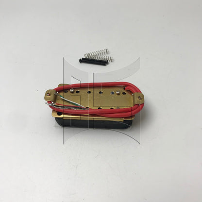 BQLZR 1pc Electric Guitar Double Coil Board Pickup Black Red Wire for Noise Cancellation