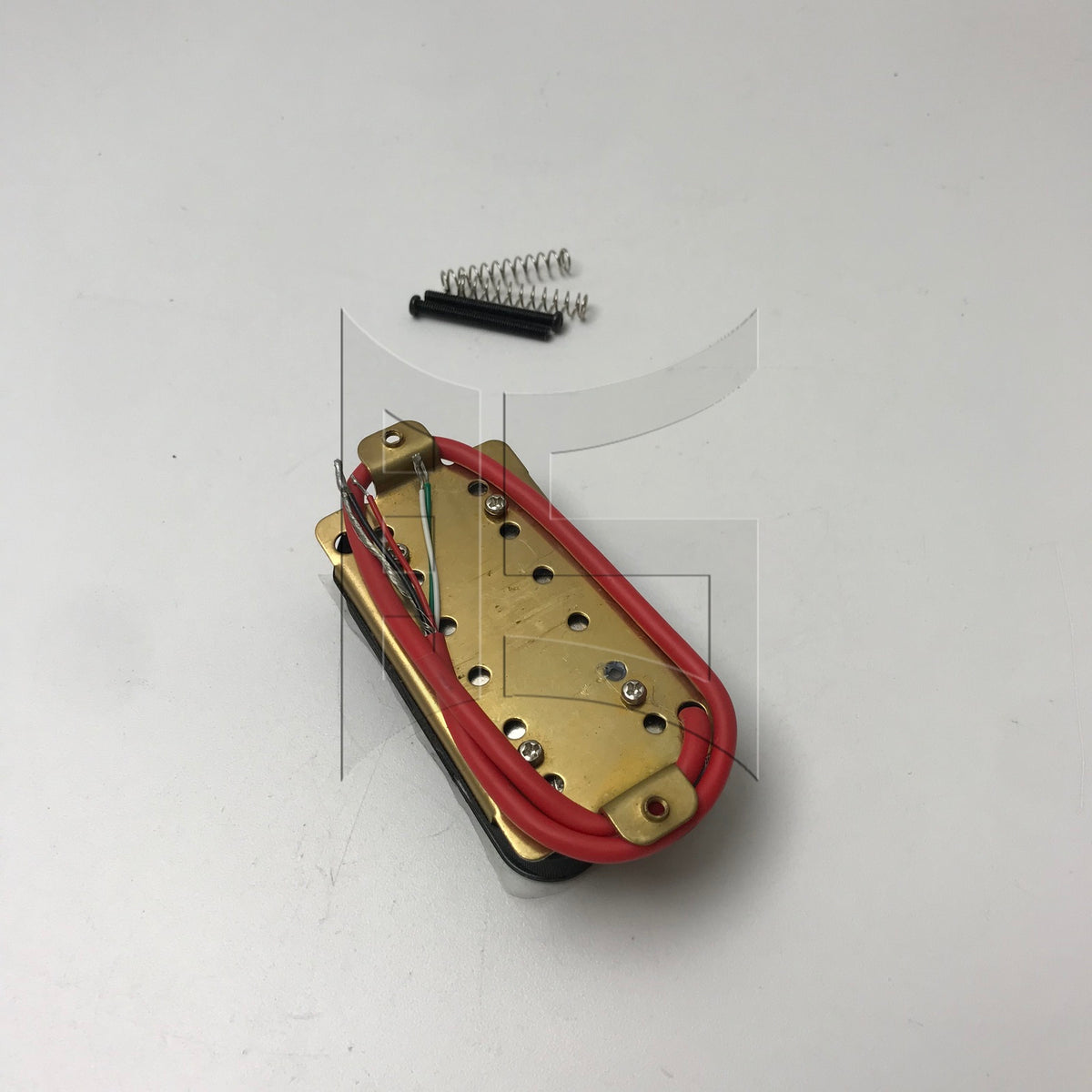 BQLZR 1pc Electric Guitar Double Coil Board Pickup Black Red Wire for Noise Cancellation