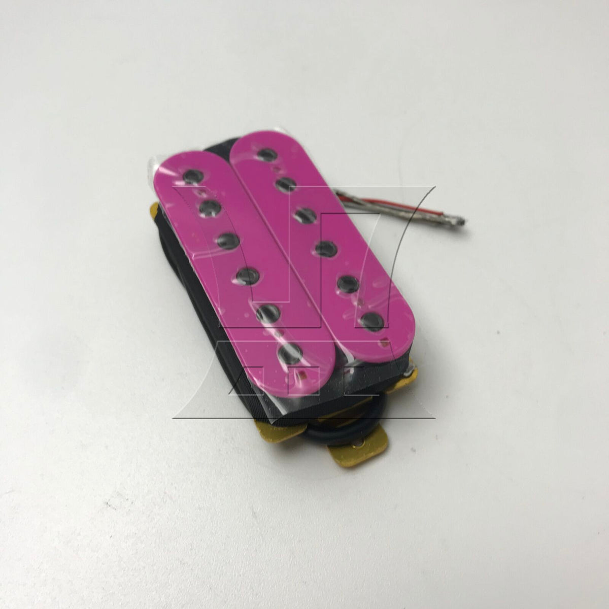 BQLZR 1pc Guitar Neck Pickup Purple Black Wire Hbbc-Pp-Xbb Electric Guitar Dual Coil Pickup Electric Guitar Accessories