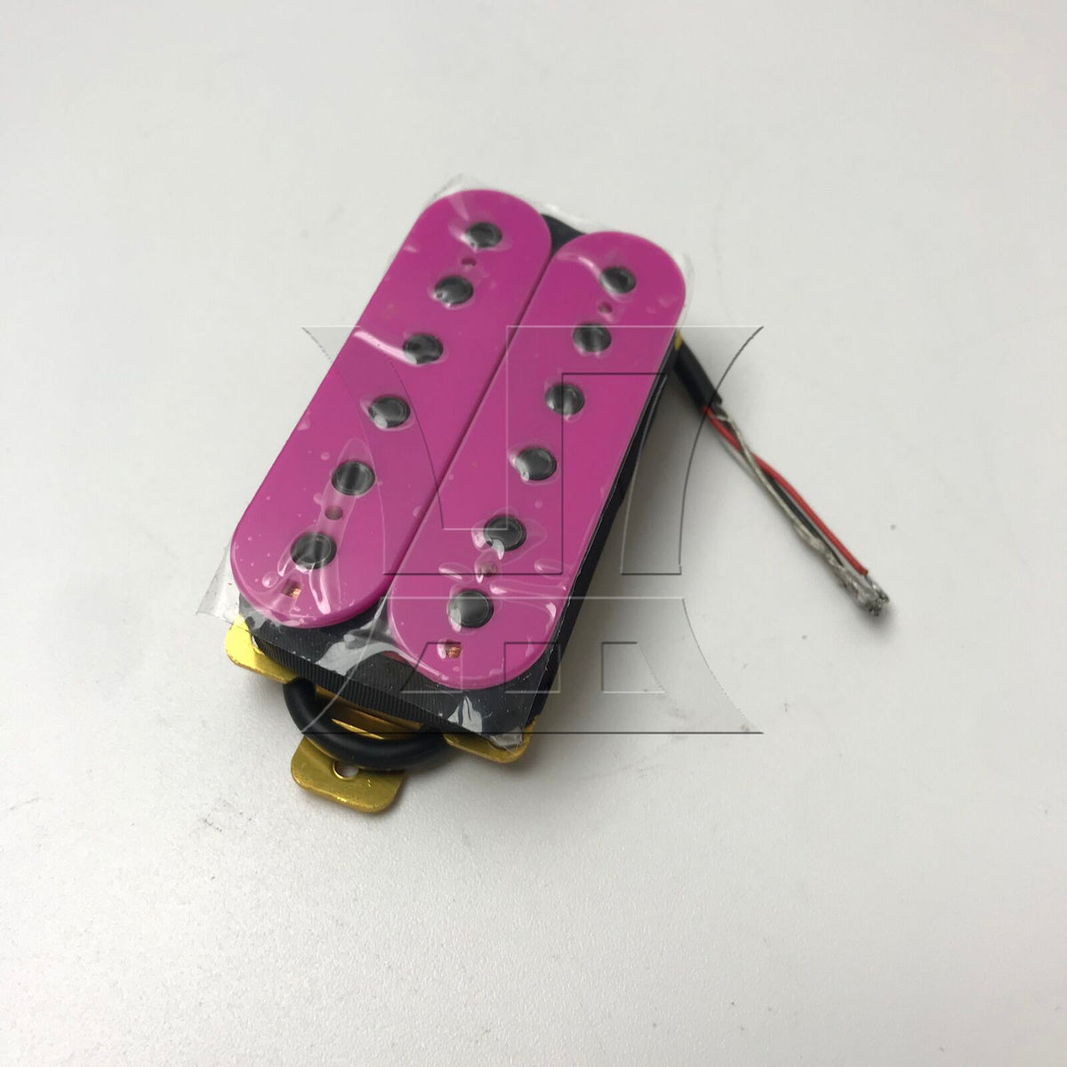 BQLZR 1pc Guitar Neck Pickup Purple Black Wire Hbbc-Pp-Xbb Electric Guitar Dual Coil Pickup Electric Guitar Accessories