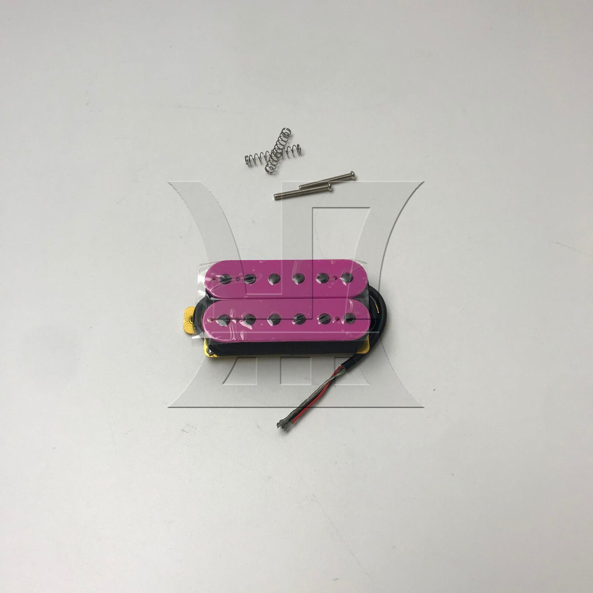 BQLZR 1pc Guitar Neck Pickup Purple Black Wire Hbbc-Pp-Xbb Electric Guitar Dual Coil Pickup Electric Guitar Accessories