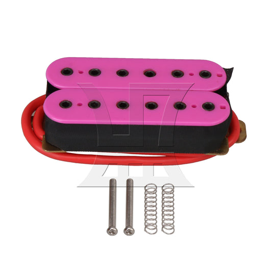 BQLZR 1pc Guitar Neck Pickup Purple Black Wire Hbbc-Pp-Xbb Electric Guitar Dual Coil Pickup Electric Guitar Accessories
