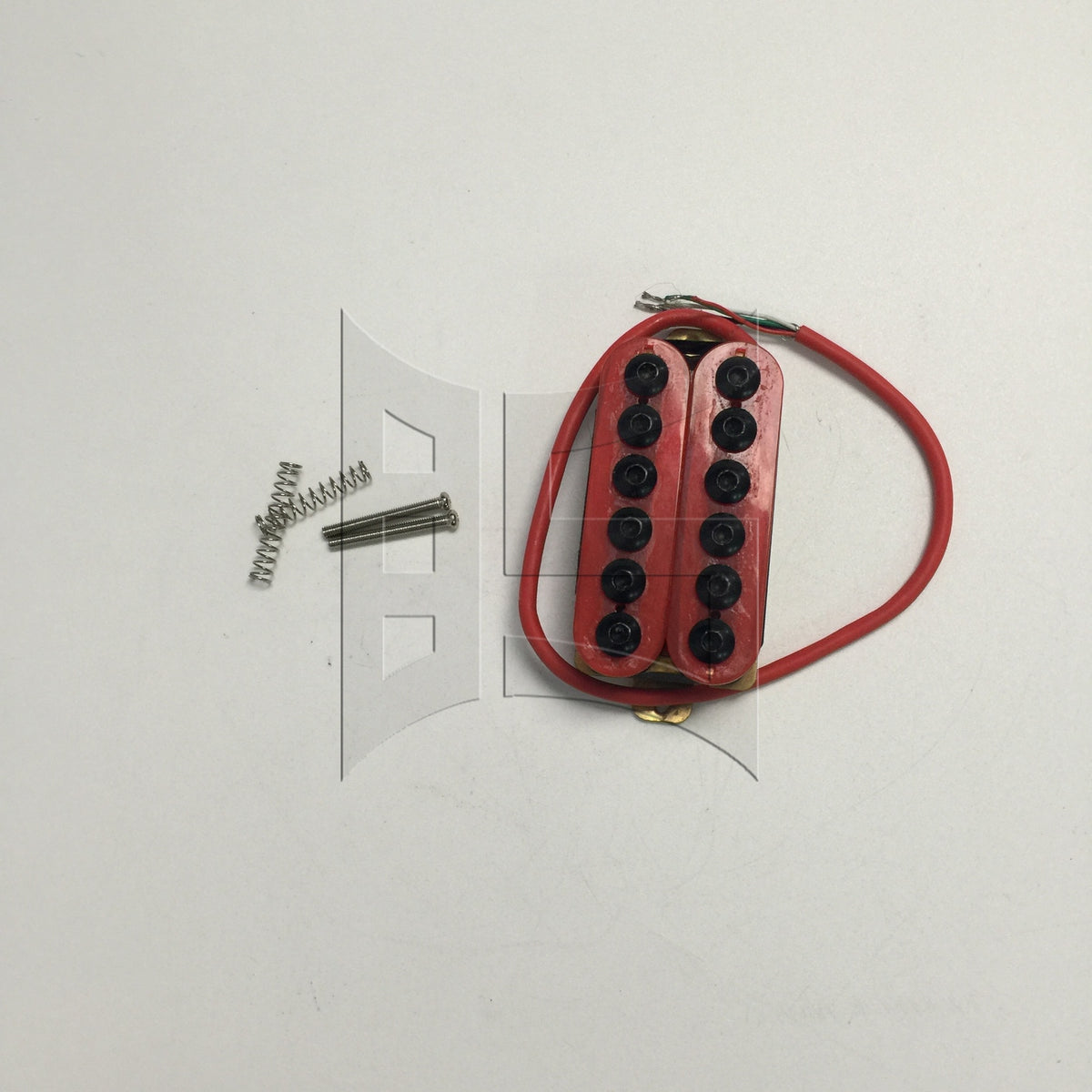 BQLZR 1pc Electric Guitar Double Coil Bridge Pickup Red Wire for Eliminating Noise