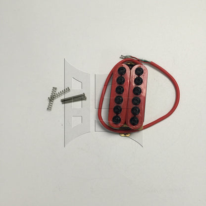 BQLZR 1pc Electric Guitar Double Coil Bridge Pickup Red Wire for Eliminating Noise