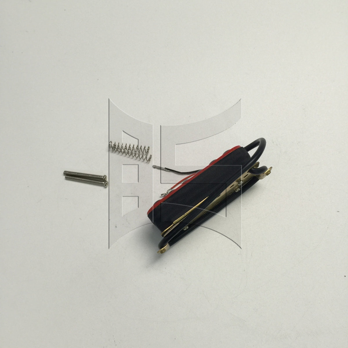 BQLZR 1pc Electric Guitar Double Coil Bridge Pickup Black Wire for Eliminating Noise