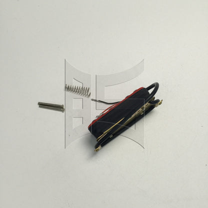 BQLZR 1pc Electric Guitar Double Coil Bridge Pickup Black Wire for Eliminating Noise