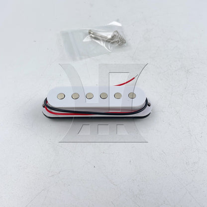 BQLZR 1pc Single Coil Pickup 48cm  White Single Coil Pickup Electric Guitar Accessories