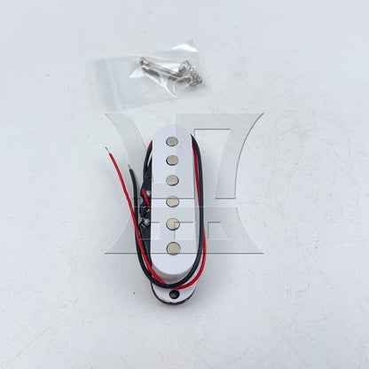 BQLZR 1pc Single Coil Pickup 48cm  White Single Coil Pickup Electric Guitar Accessories