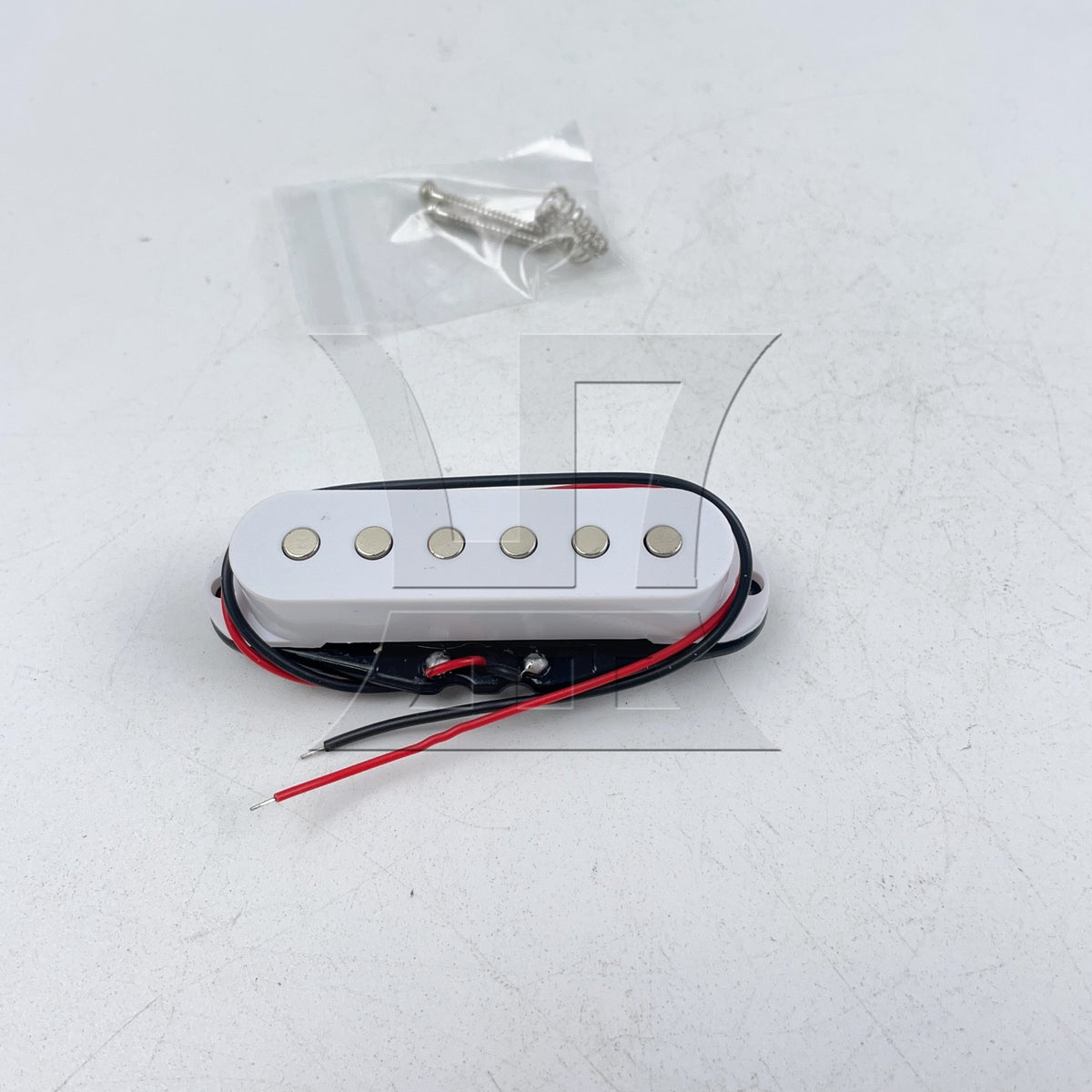BQLZR 1pc Single Coil Pickup 48cm  White Single Coil Pickup Electric Guitar Accessories