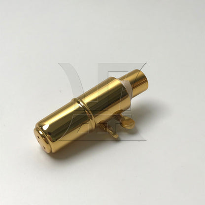 BQLZR 1pc Soprano Saxophone Mouthpiece 7# Gold Plated for Soprano Saxophone