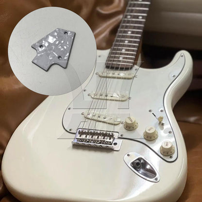 BQLZR 1pc White Pearl Truss Rod Cover for Protecting the Guitar