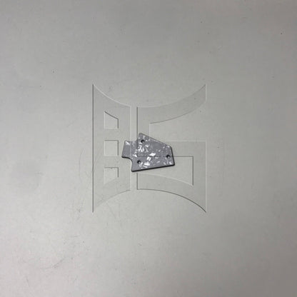 BQLZR 1pc White Pearl Truss Rod Cover for Protecting the Guitar