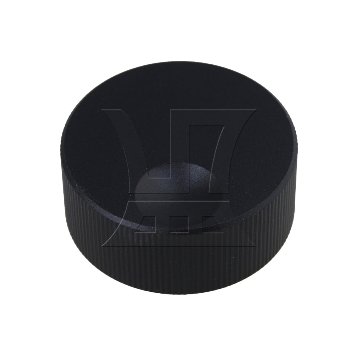 BQLZR 1pc Aluminum Brushed Sandblasting Audio Fine Adjustment Knob 32x13x6mm Black for Musical Instrument Sound System