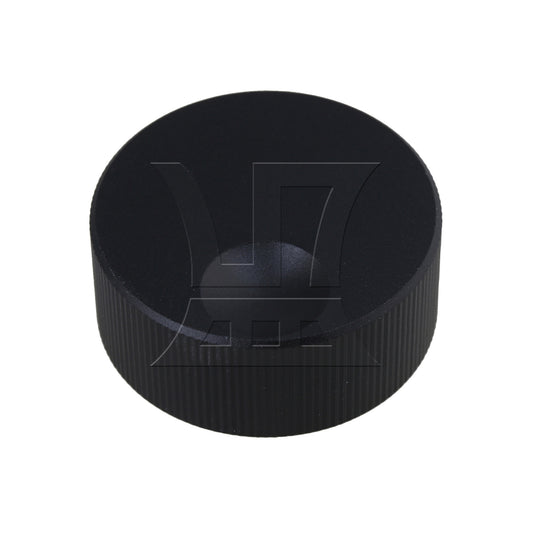 BQLZR 1pc Aluminum Brushed Sandblasting Audio Fine Adjustment Knob 32x13x6mm Black for Musical Instrument Sound System