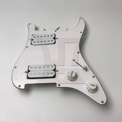 BQLZR 1pc Loaded Pickguard for Bass Guitar White Guitar Panel Pickup