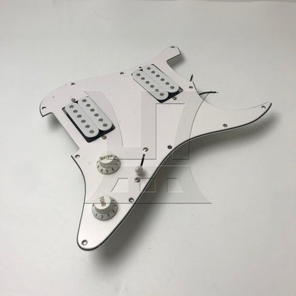 BQLZR 1pc Loaded Pickguard for Bass Guitar White Guitar Panel Pickup