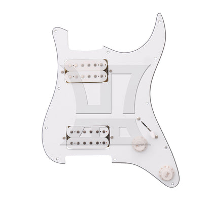BQLZR 1pc Loaded Pickguard for Bass Guitar White Guitar Panel Pickup