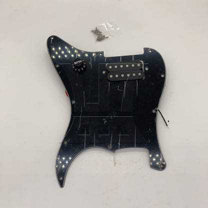 BQLZR 1pc Electric Guitar Loaded Pickguard Dual Pickup Guard Black for Electric Guitar Assembly Guardrail