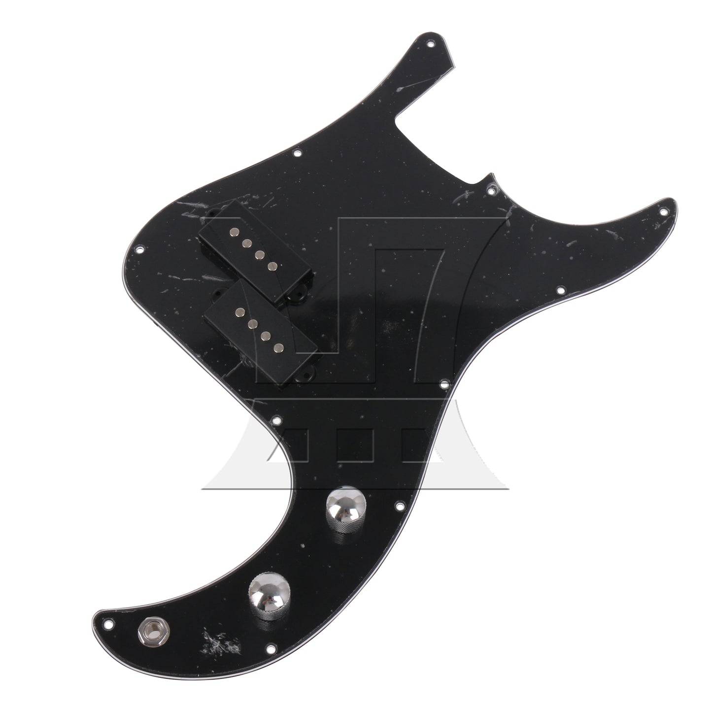 BQLZR 1pc Bass Guard Black Electric Bass Panel Front Cover Bass Part