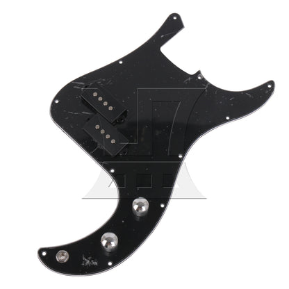 BQLZR 1pc Bass Guard Black Electric Bass Panel Front Cover Bass Part
