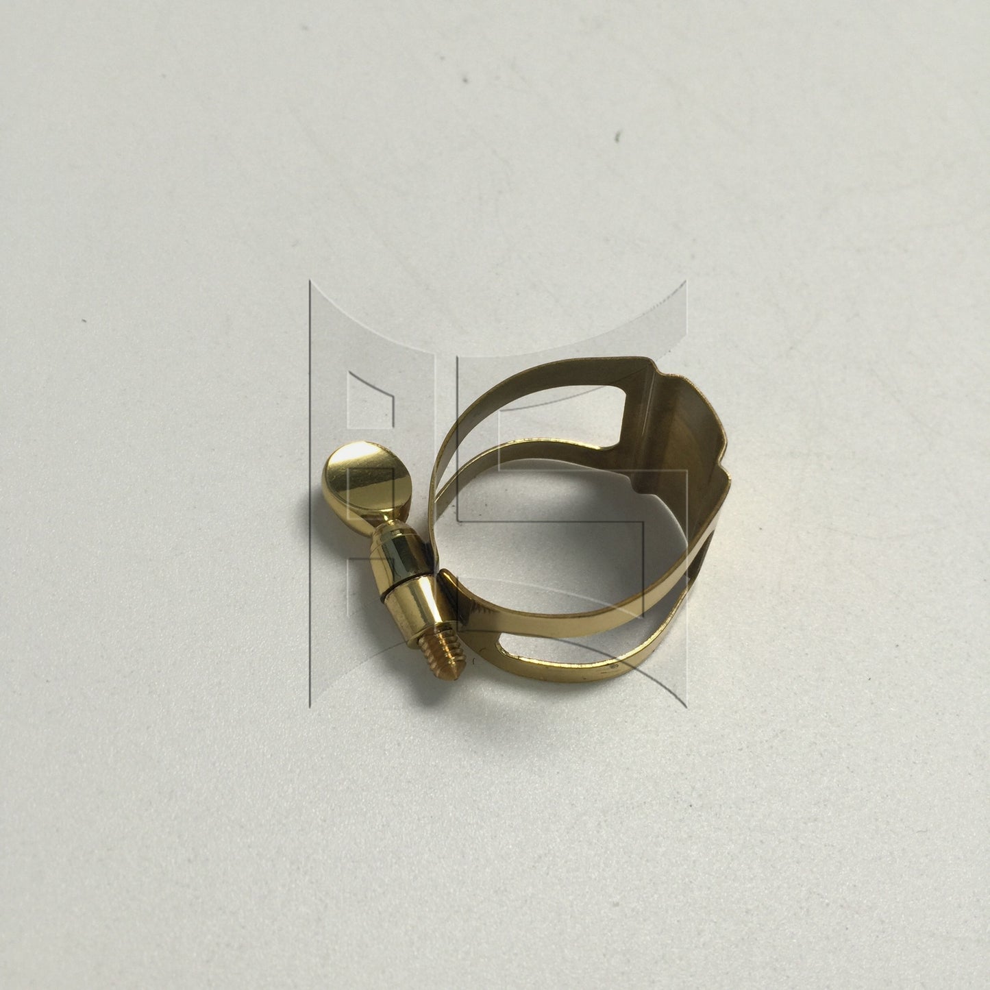 BQLZR 1pc Sax Mouthpiece Ligature Golden Saxophone Metal Clip Accessories