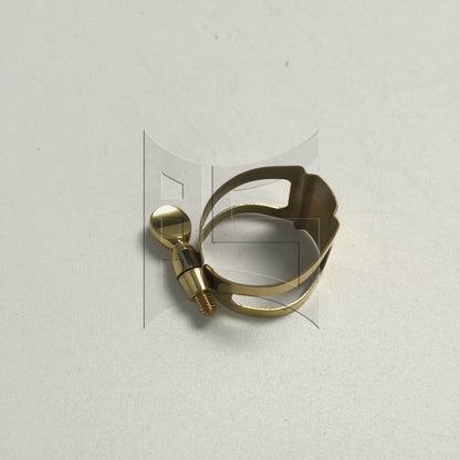 BQLZR 1pc Sax Mouthpiece Ligature Golden Saxophone Metal Clip Accessories