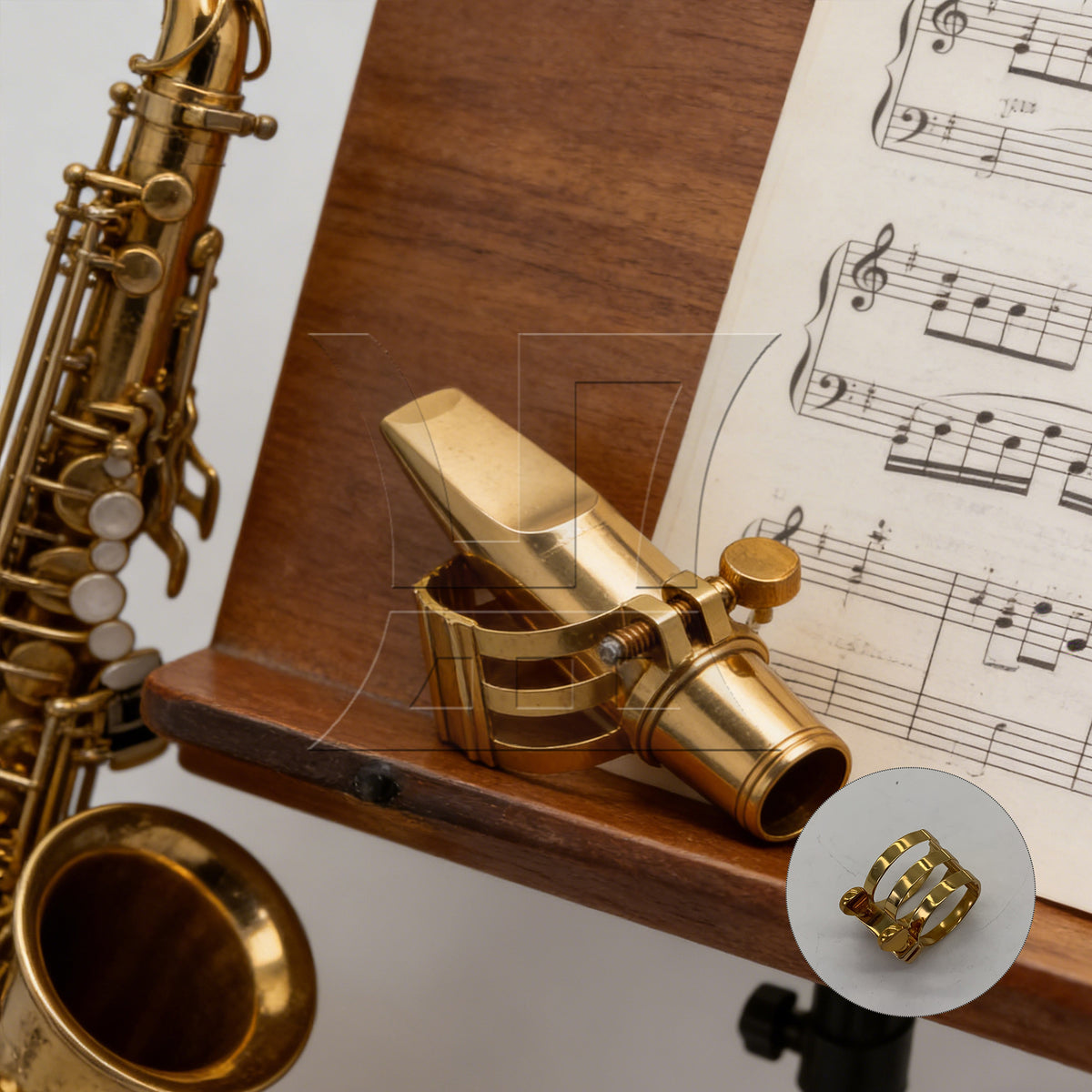 BQLZR 1pc Alto E-flat Saxophone Mouthpiece Ligature for Replace the Saxophone Mouthpiece