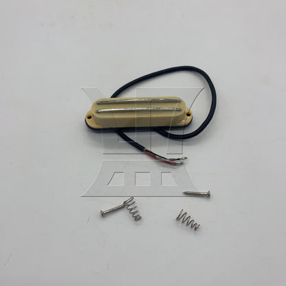 BQLZR 1pc Dual Rail Pickup Cream Yellow Electric Guitar Pickup Electric Guitar Accessories