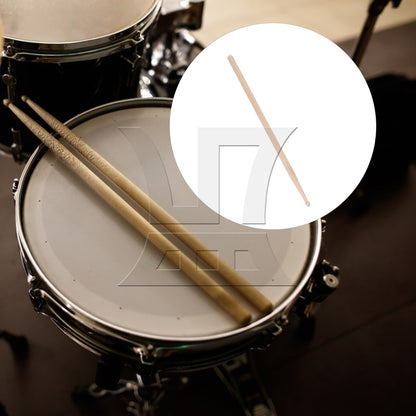 BQLZR 1pc Unpainted Wooden Drum Stick for Adult Practice Drumstick 40.6x1.5cm 7A